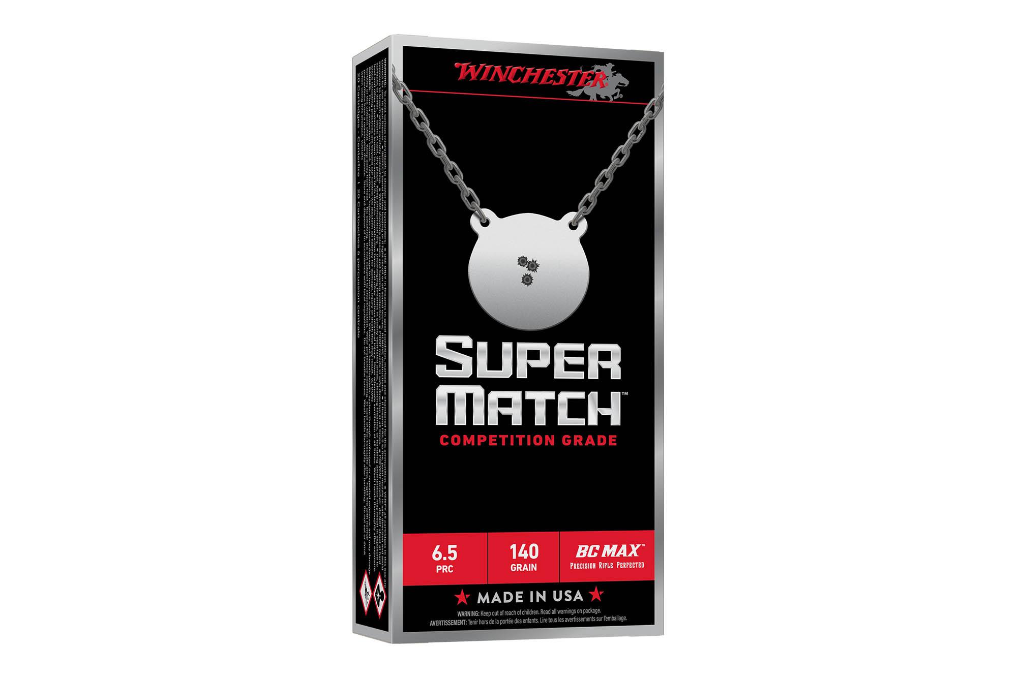 Winchester Winchester Super-Match 6.5 PRC 140gr BTHP Ammo - Box of 20