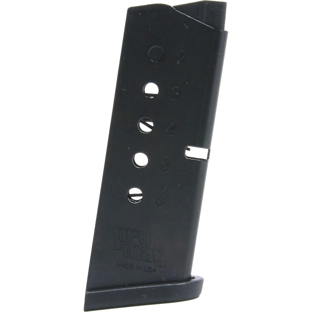 ProMag Industries ProMag Steel Magazine Smith & Wesson Bodyguard .380 ACP Blued 6 rd.