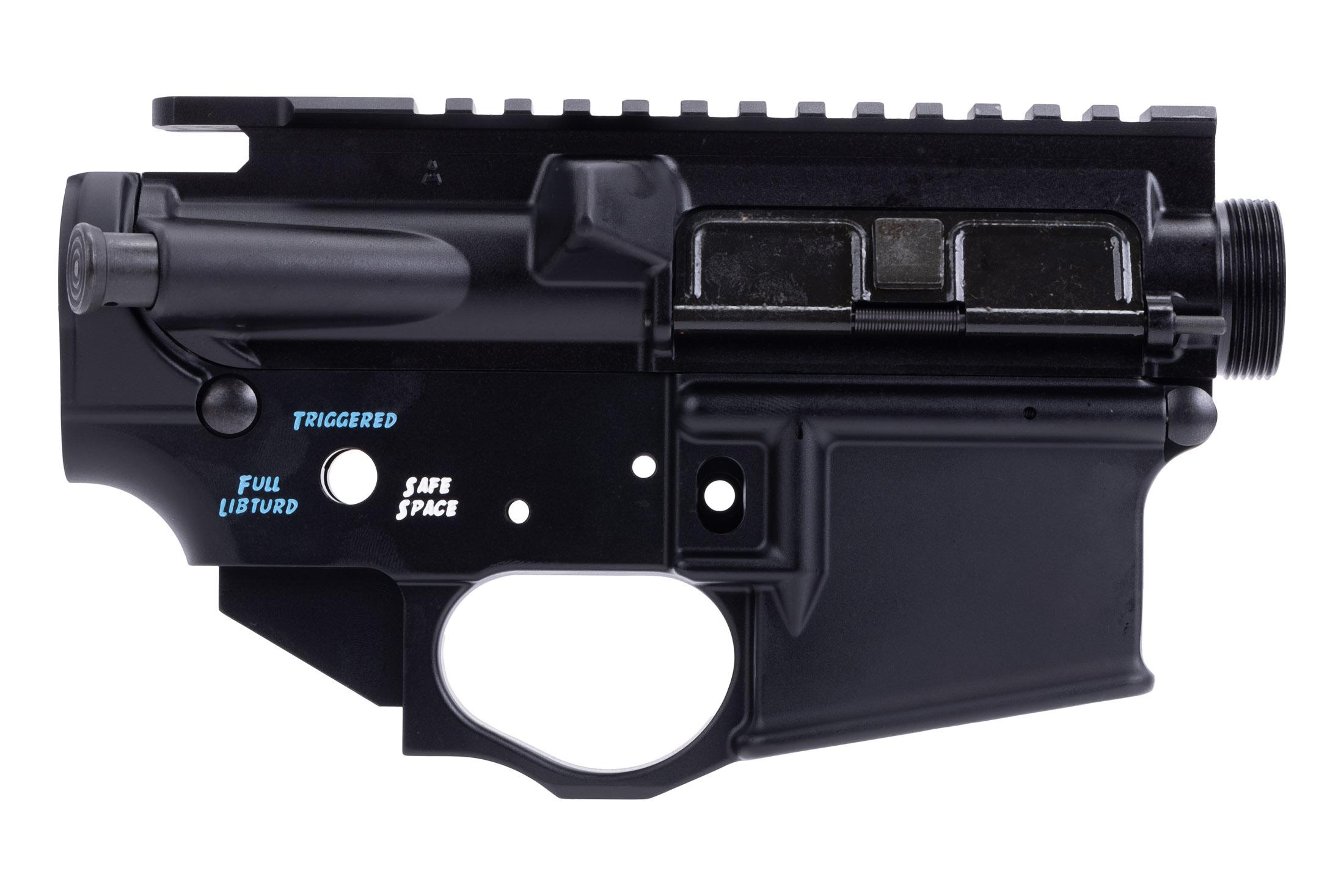 Spike's Tactical AR-15 Receiver Set - Snowflake Color Filled