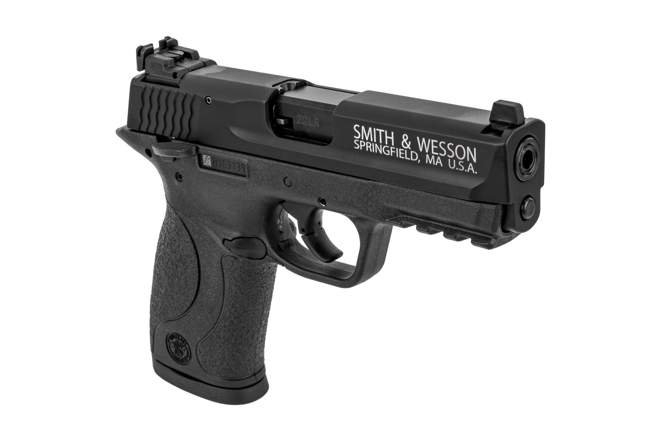 smith and wesson walther p22 with six inch barrel and laser sight smith and wesson walther p22 with six inch barrel and laser sight