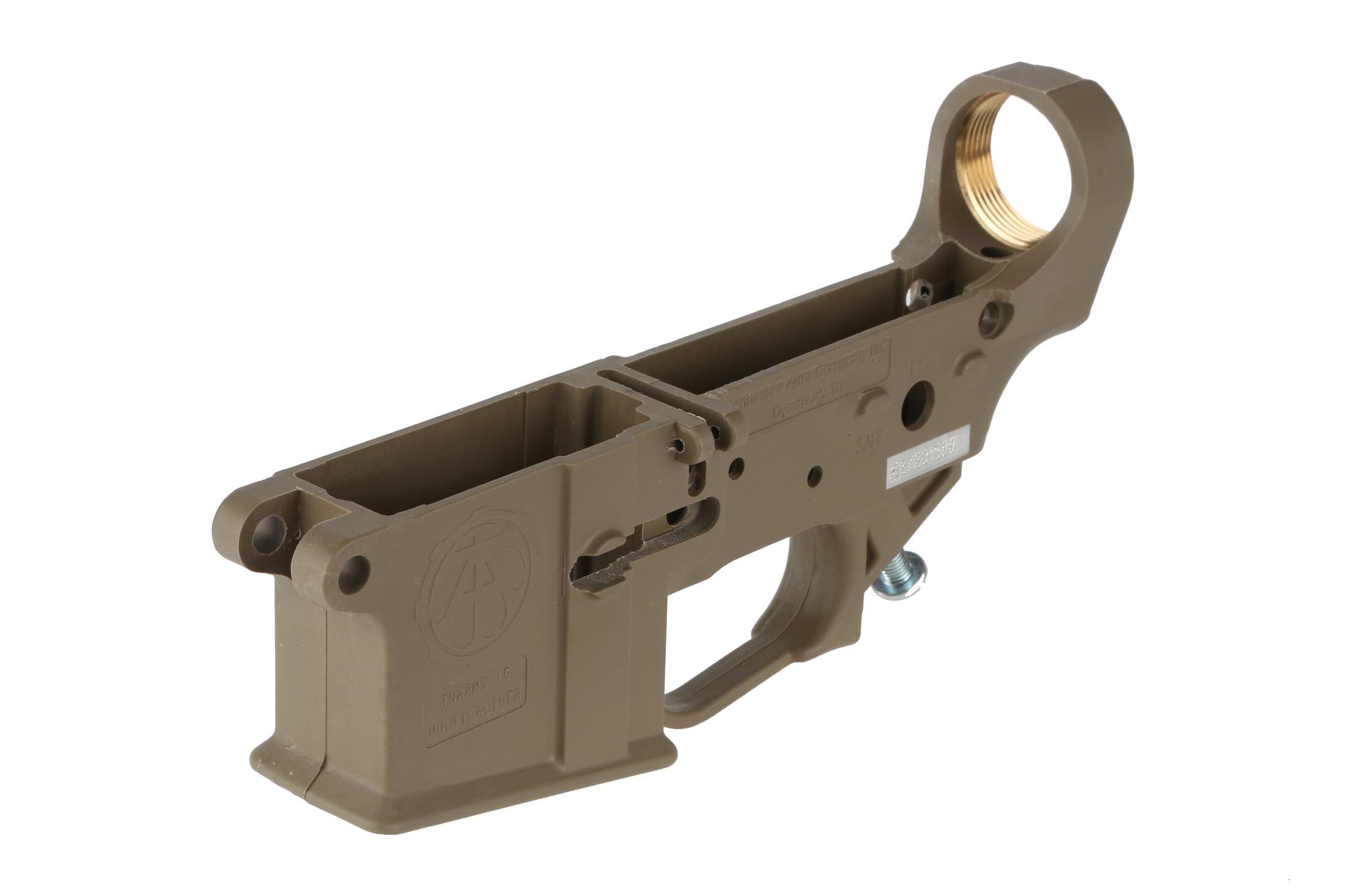 Tennessee Arms Hybrid Polymer Lower Receiver Fde Ta Ar15 Flatdarkearth The Tennessee Arms Company Hybrid Polymer Lower Receiver Features Marine Grade Br Inserts For Durability