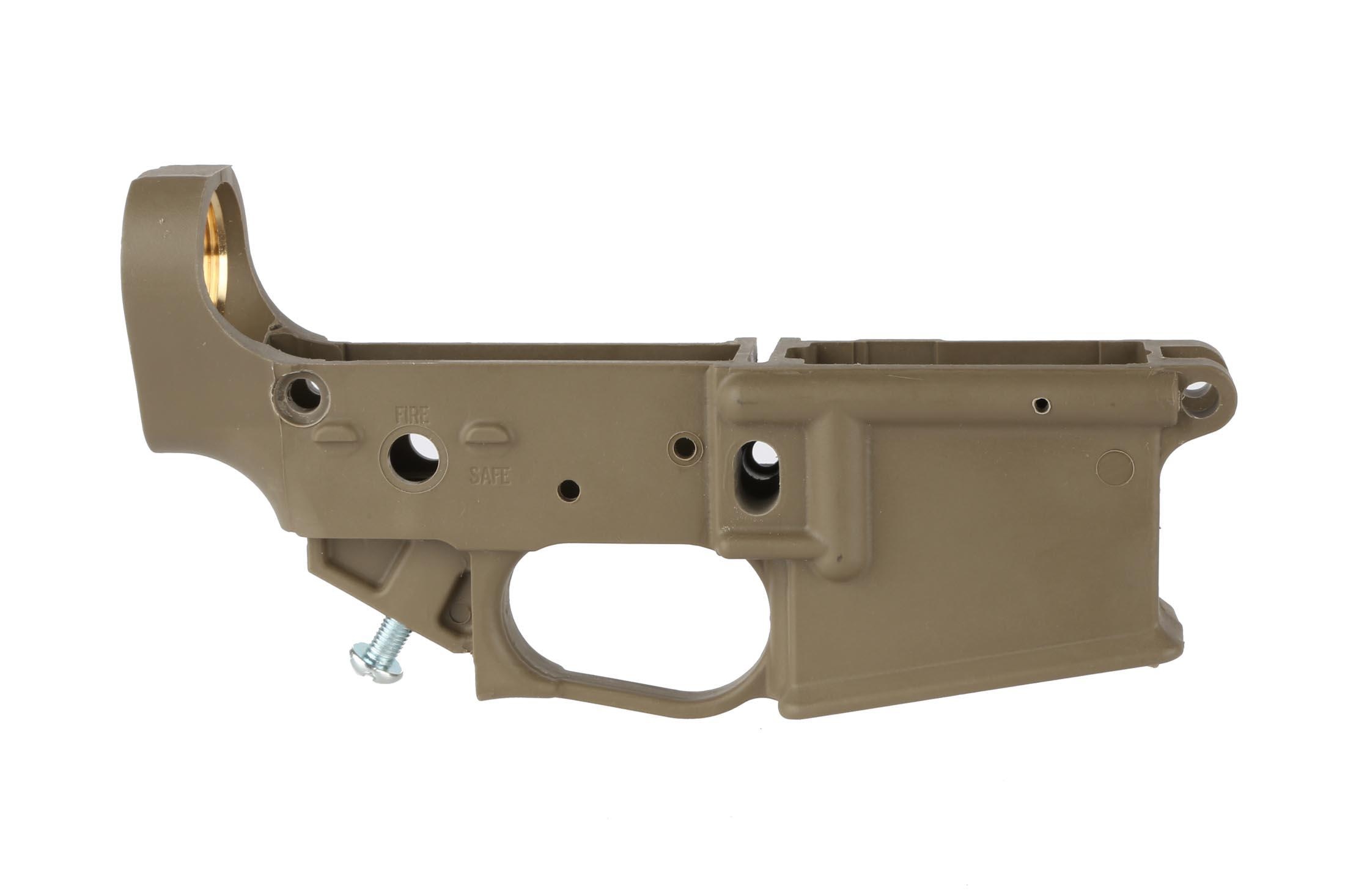 Tennessee Arms Hybrid Polymer Lower Receiver Fde Ta Ar15 Flatdarkearth The Tennessee Arms Hybrid Polymer Ar15 Lower Receiver Is Stripped So You Can Finish It With