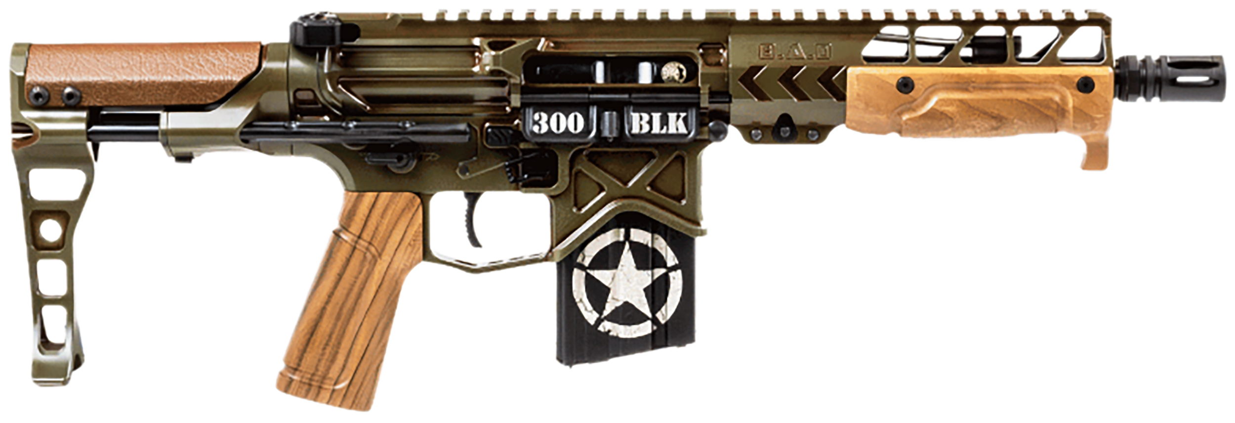 Battle Arms Development Battle Arms Development TANKER 300 Blackout Semi-Auto Pistol - Black - 7.50"