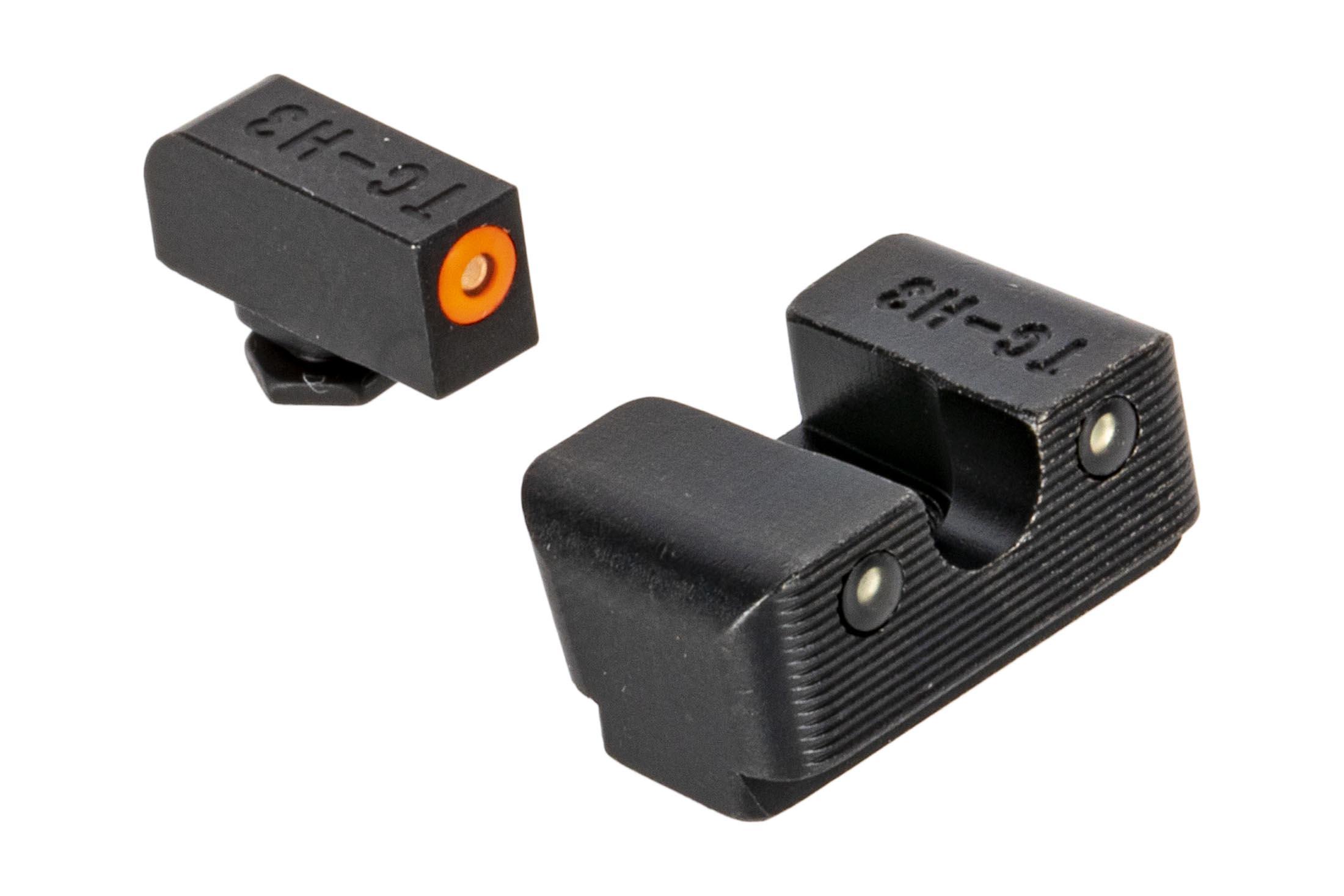 Truglo Tritium Pro Glock High Sight Set Orange TG231G2C