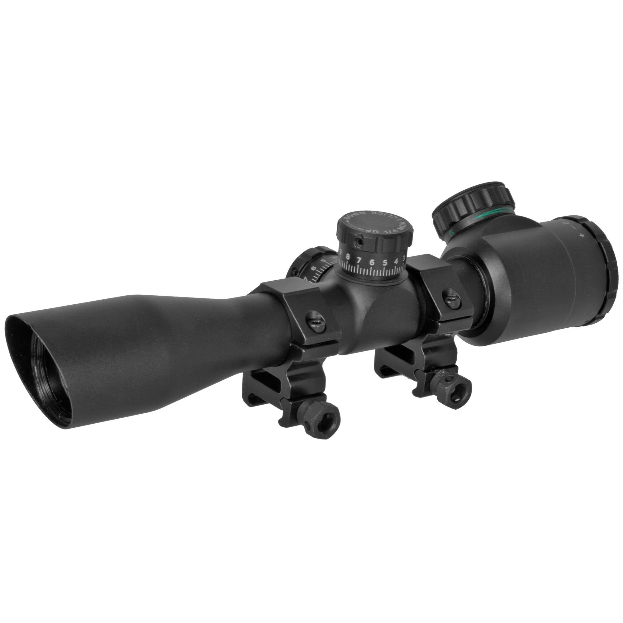 TruGlo Illuminated Tru-Brite Extreme 4x32 Tactical Compact Rifle Scope TG8504TL