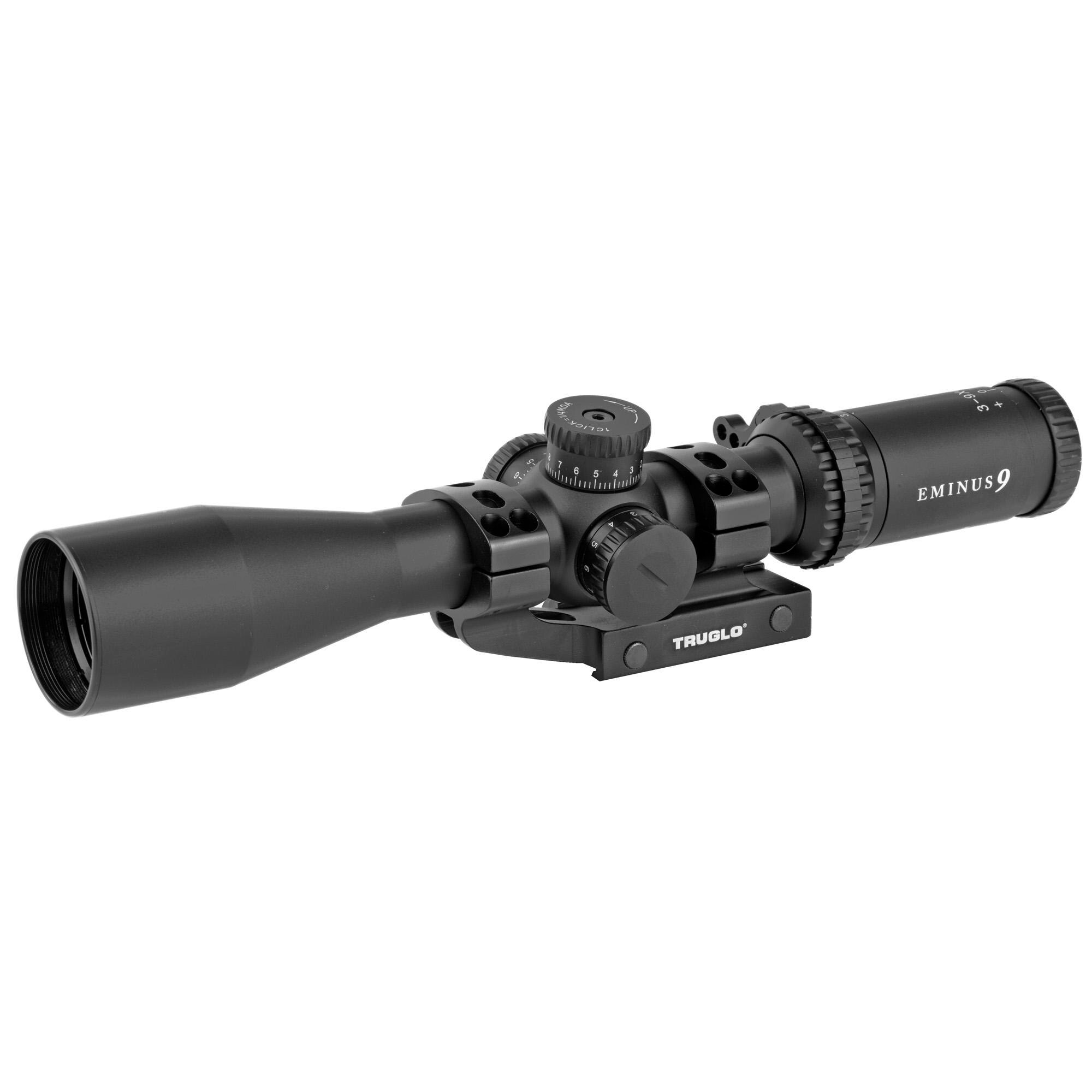 TruGlo Eminus 3-9x42mm Illuminated TacPlex MOA 1-Piece Rifle Scope - TG8539TLR