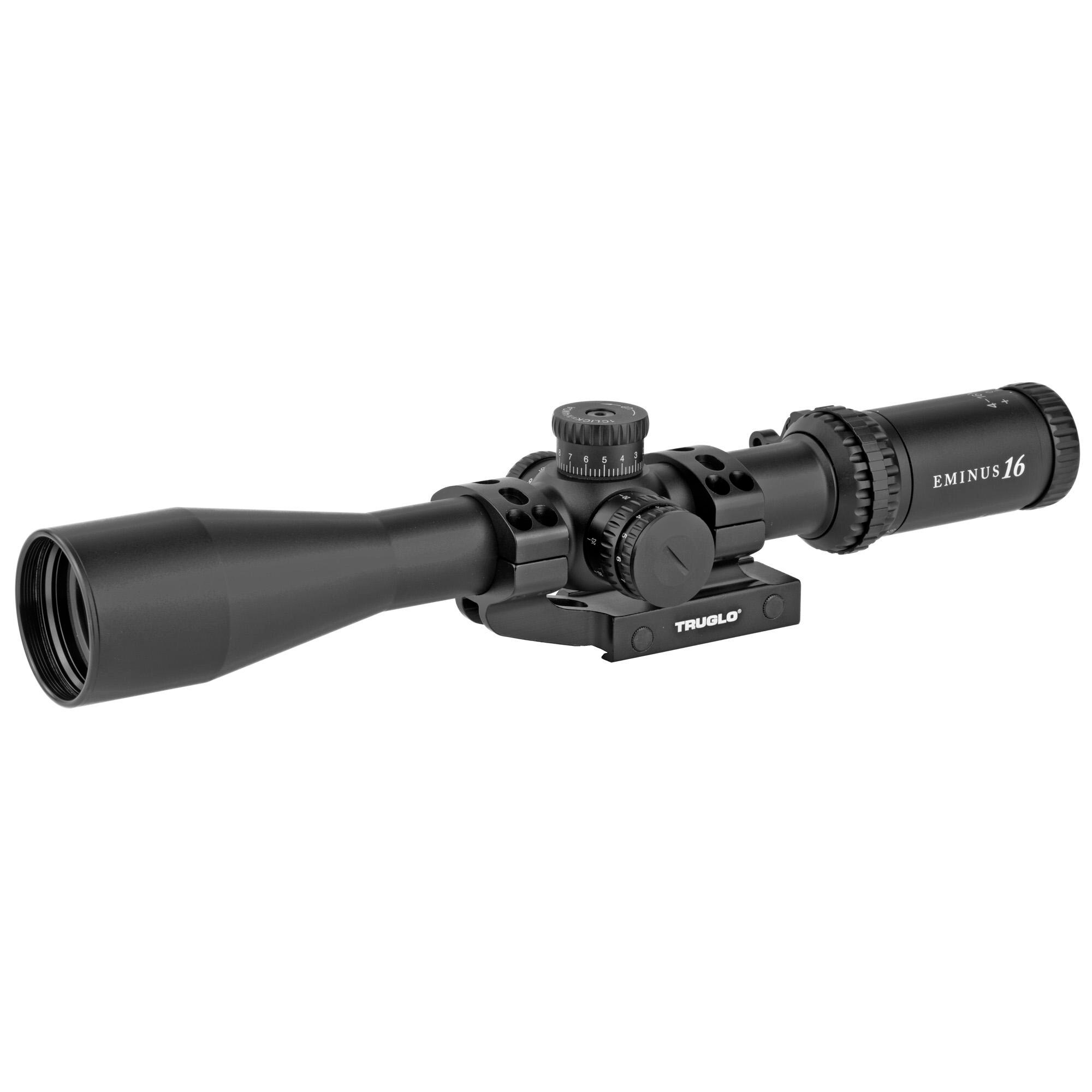 TruGlo Eminus 4-16x44mm Illuminated TacPlex MOA 1-Piece Rifle Scope - TG8541TLR