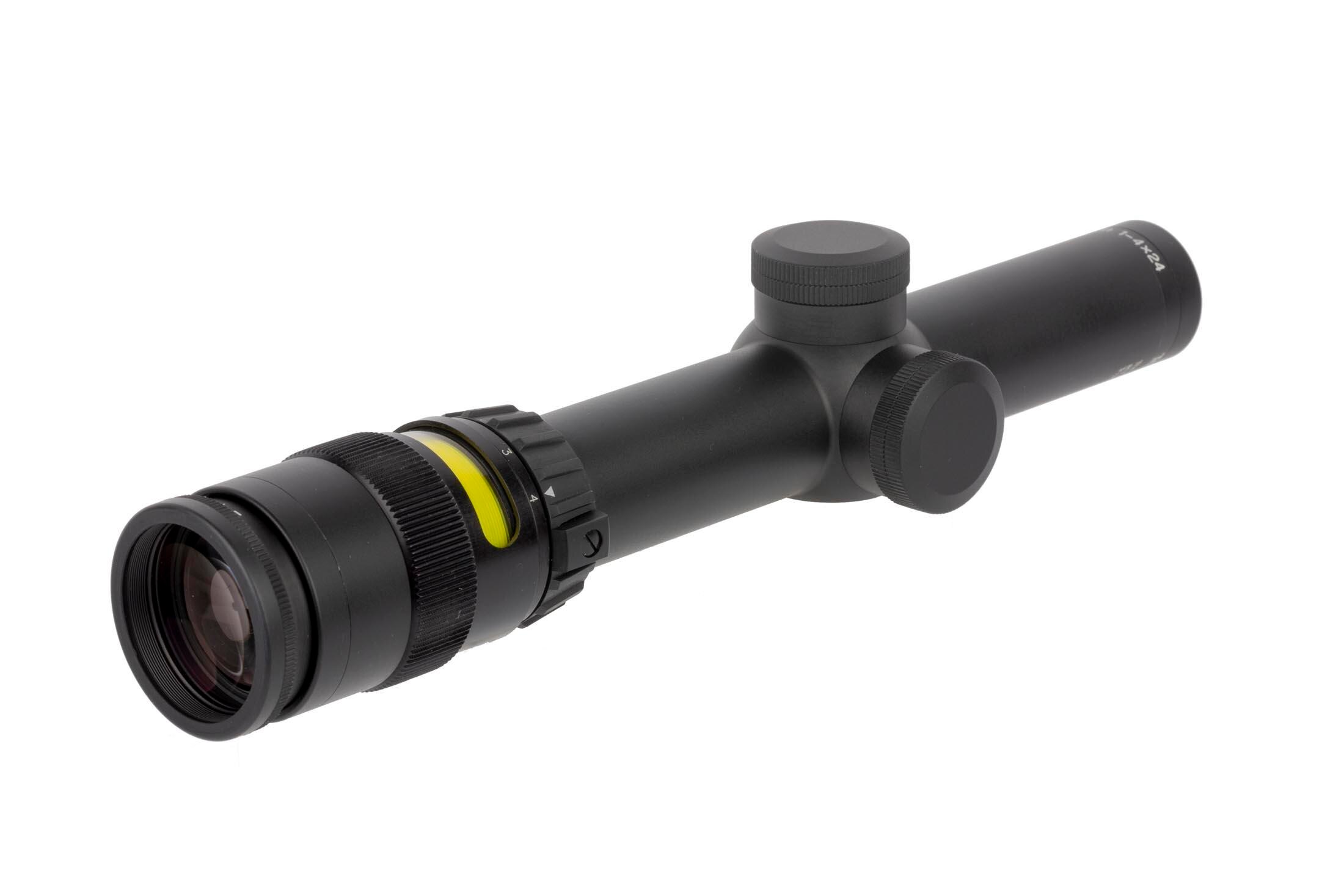 trijicon accupoint 1 4x24mm illuminated riflescope triangle post