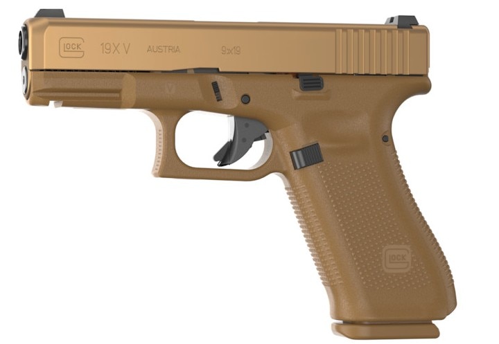 GLOCK 19X V 9mm Pistol - 4.02" - Coyote Tan - 1x 17rd, 2x 19rd Mags - USA Made