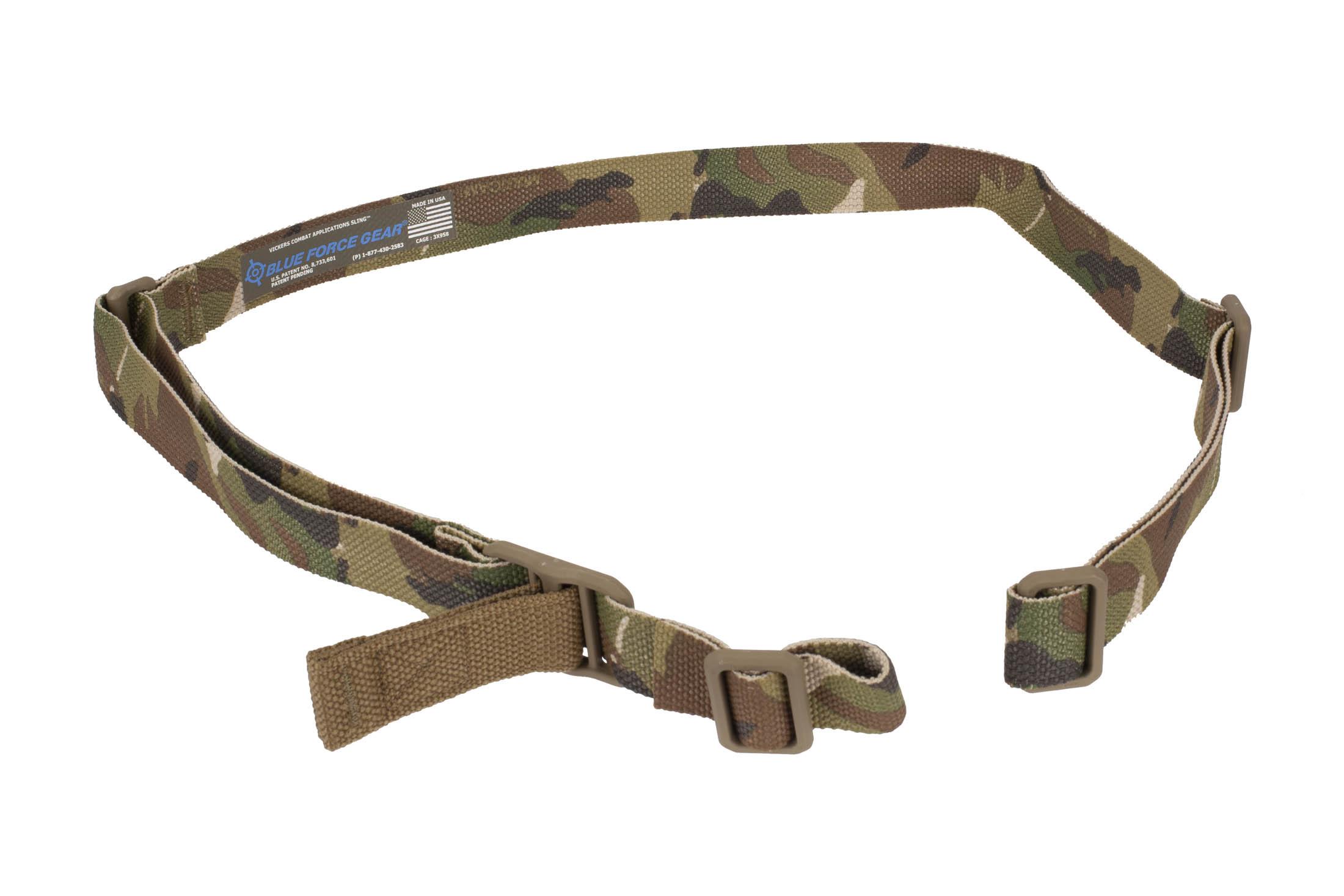 Blue Force Gear Vickers 2-Point Combat Sling, Camo VCAS-125-OA-MC, Blue For...