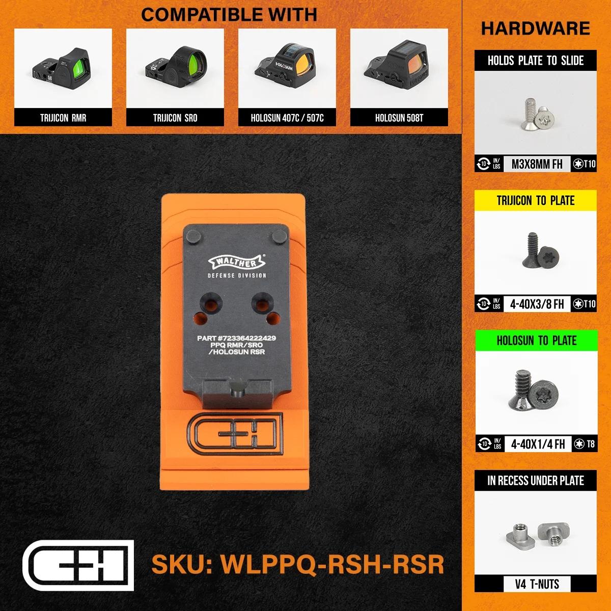 C&H Precision Weapons Adapter Plate - WLPPQRSHRSR