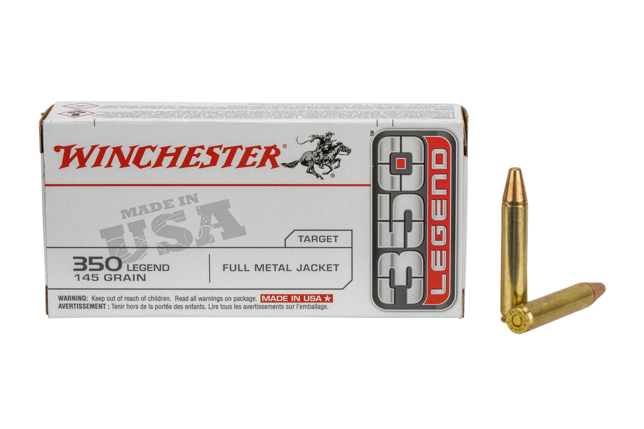 Winchester Ammunition 350 Legend 145gr FMJ 20 Round Box WNUSA3501